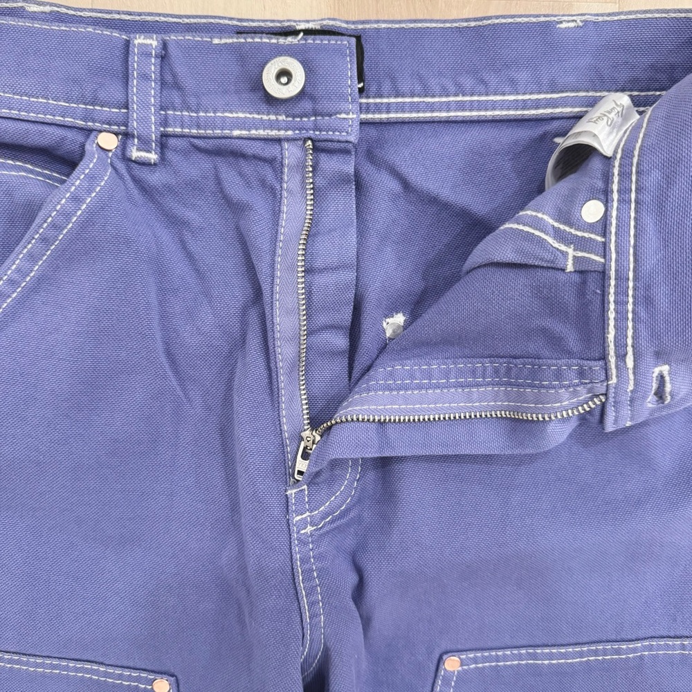 Stan Ray Men's 26 Double Knee Pant Workwear Jeans Blue Iris Purple Cotton Rare - Picture 8 of 14